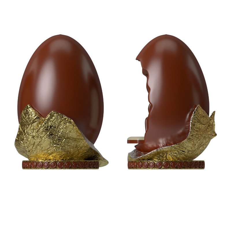 Fauteuil Oeuf de Pâques en chocolat