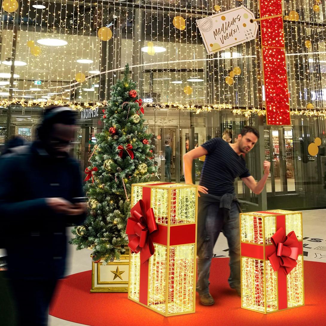 Cadeau illuminé "Ludza"