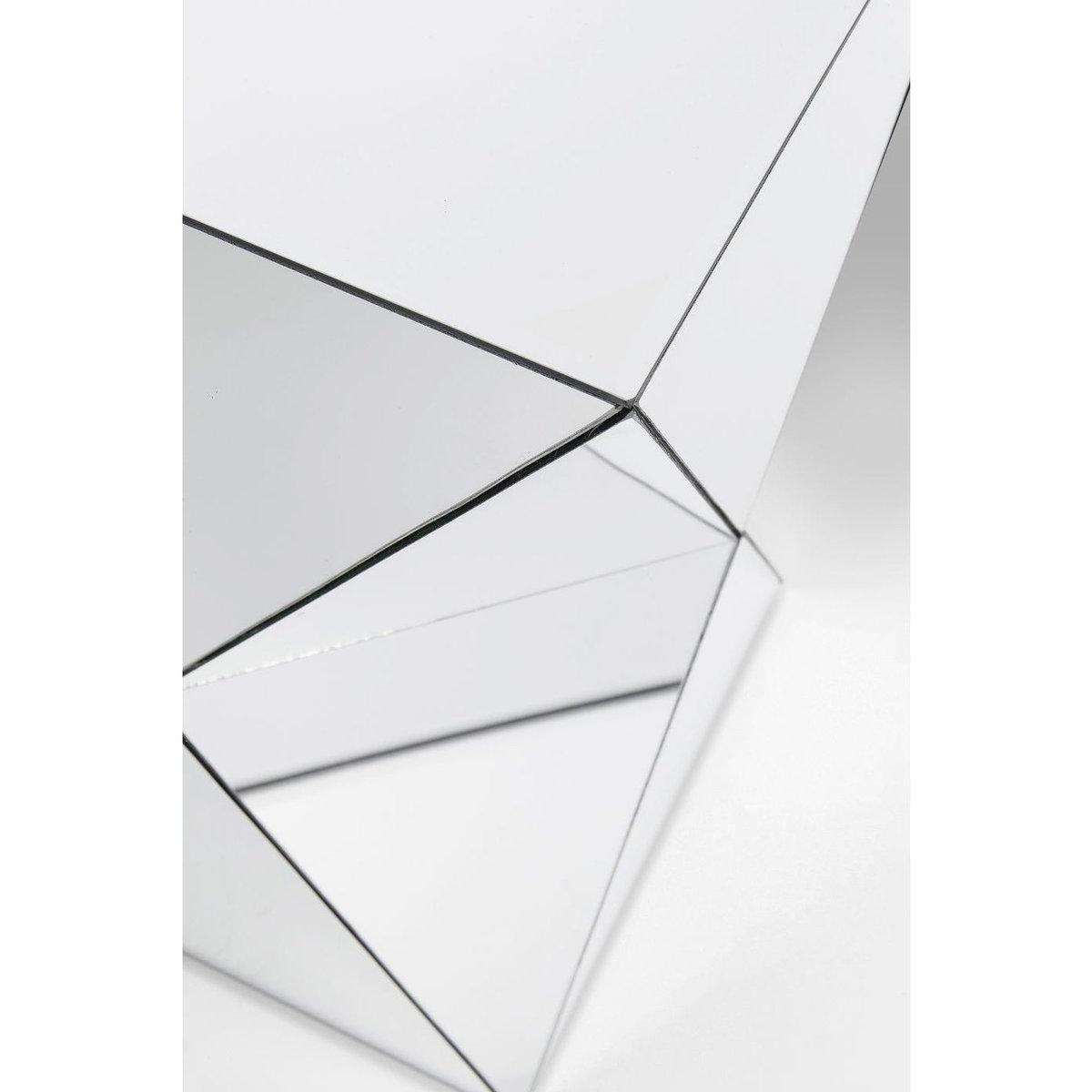 Table d'appoint  hexagonale effet miroir