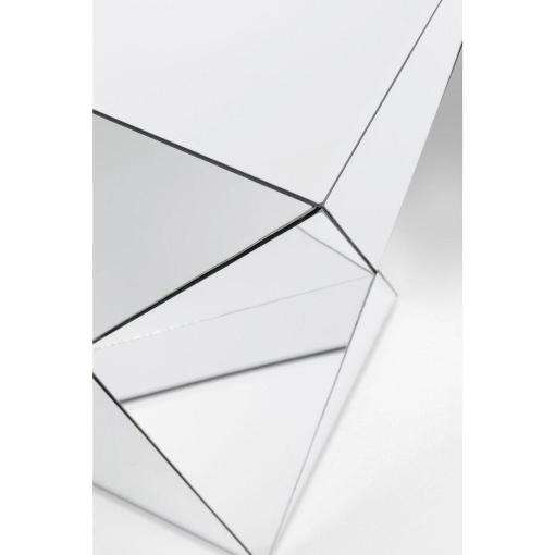 Table d'appoint  hexagonale effet miroir