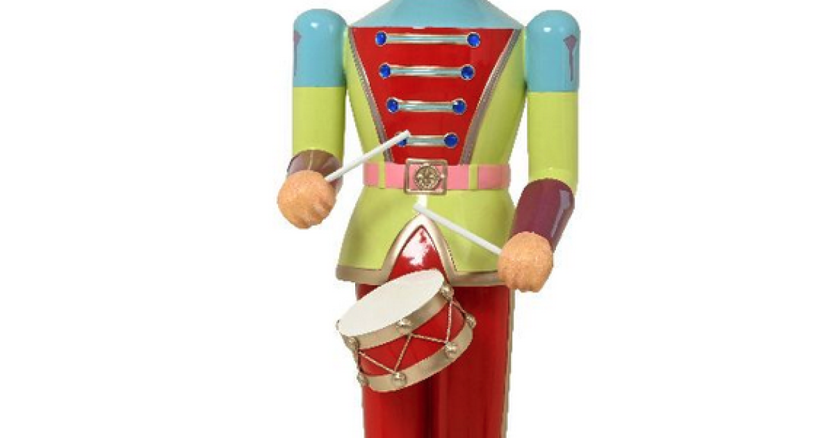 Figurine Casse-noisette Teddy Thun Noël 2022 - Céramique Décorée à La Main, 9x8x13 Cm